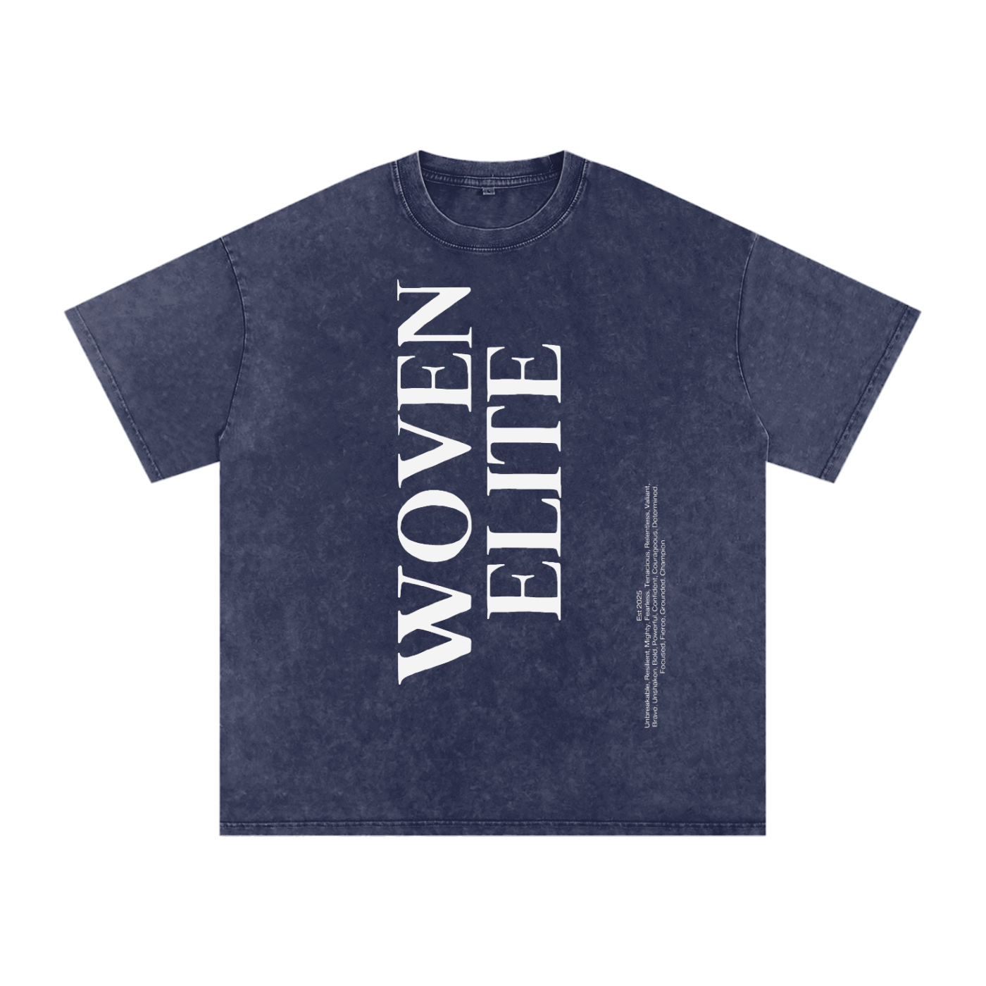 Woven Elite Lionhearted Oversize T-Shirt - Acid Wash
