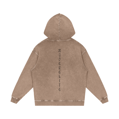 Woven Elite Light Oversize Hoodie - Acid Wash