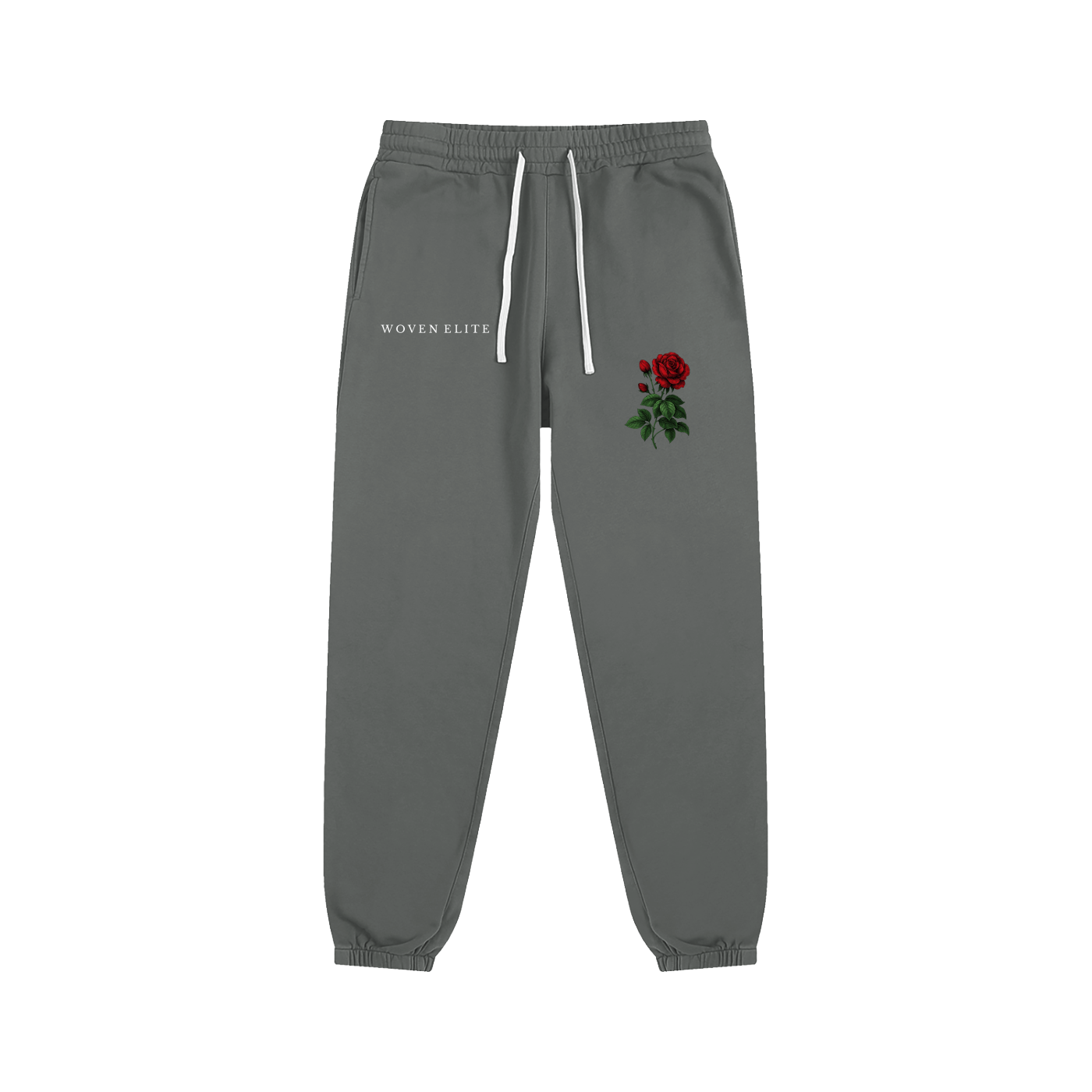 Woven Elite Rose Essential Sweatpants - Dark