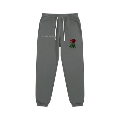 Woven Elite Rose Essential Sweatpants - Dark