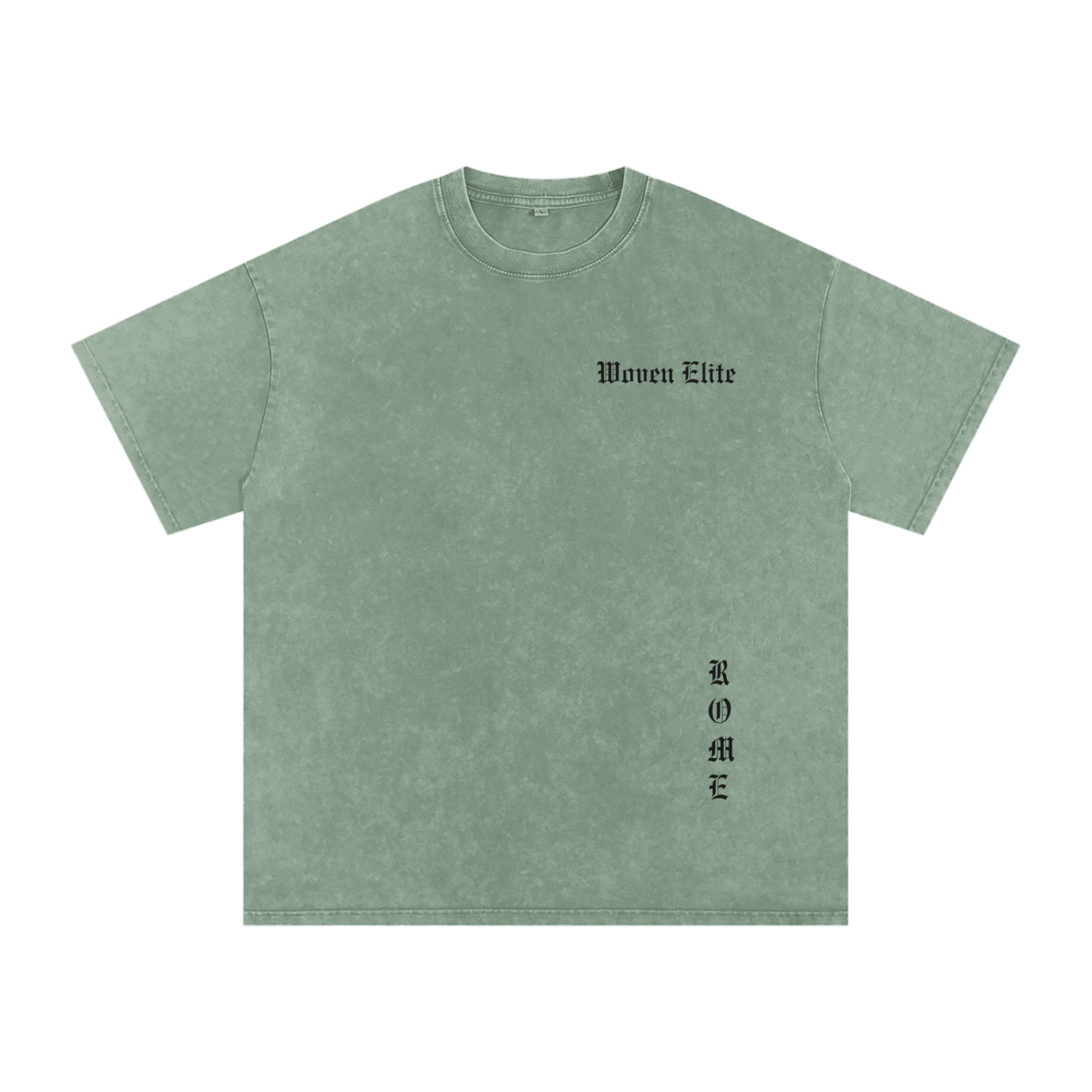 Woven Elite Rome Oversize T-Shirt - Acid Wash