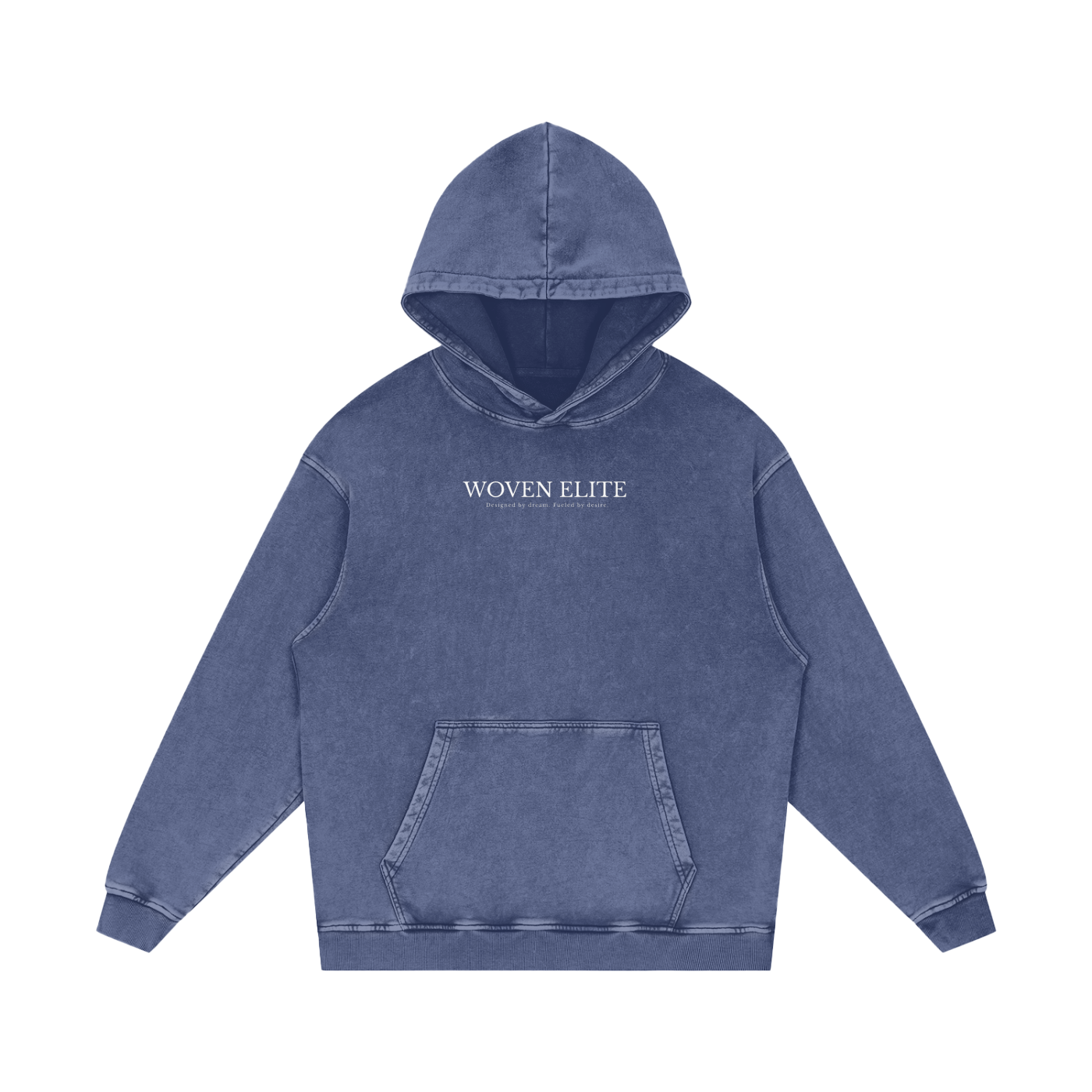 Woven Elite Oversize Hoodie - Acid Wash