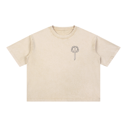 Classic Cross Mineral Wash Boxy T-Shirt