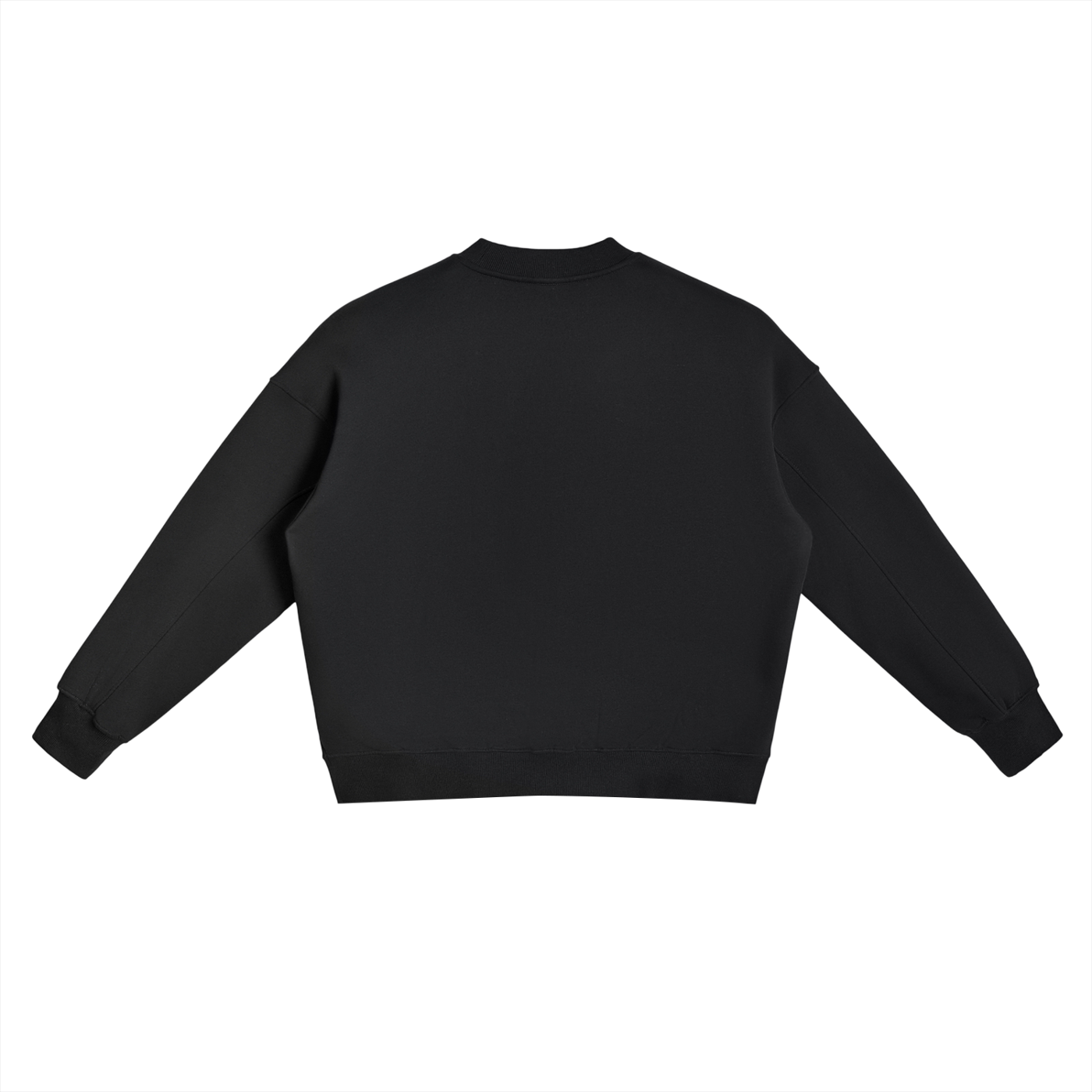 Classic Cross Fleece Side Slit Crewneck