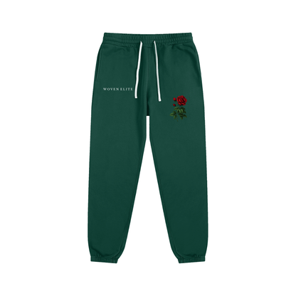 Woven Elite Rose Essential Sweatpants - Dark