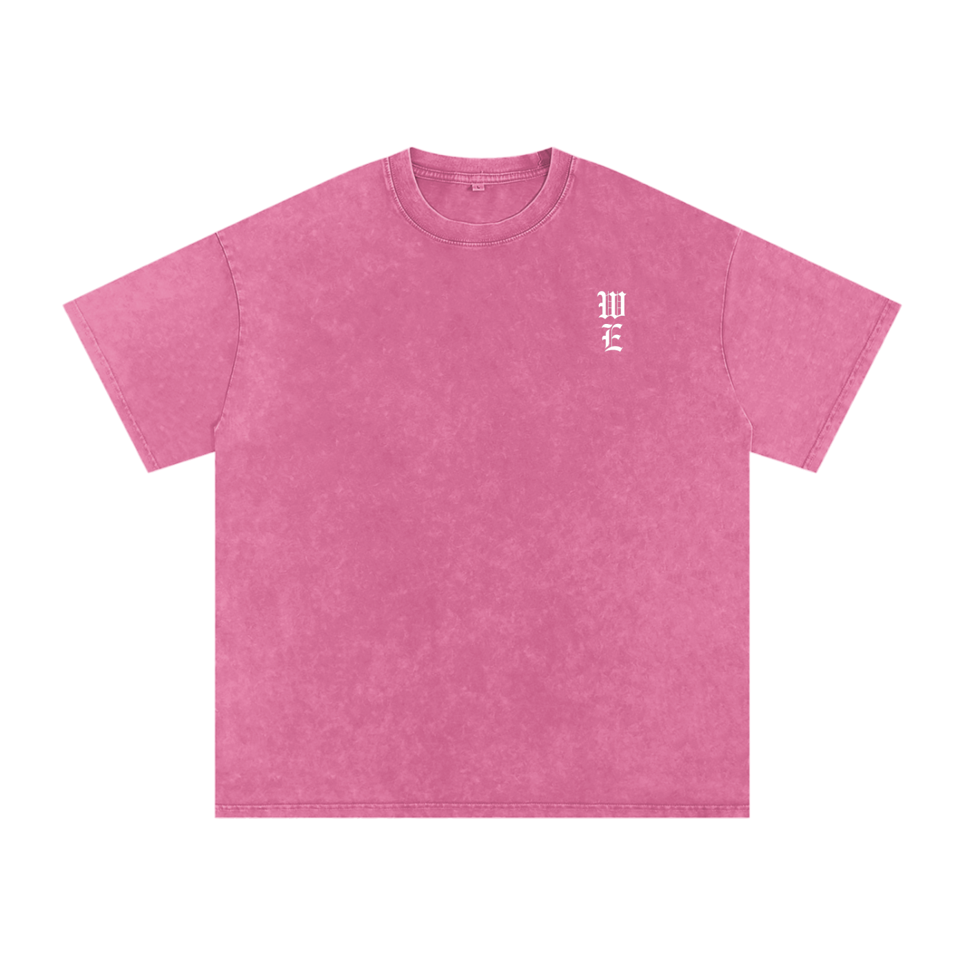 Woven Elite Rose Oversize T-Shirt - Acid Wash