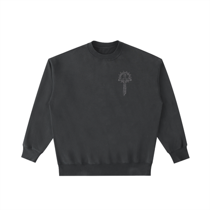 Classic Cross Vintage Wash Heavyweight Crewneck