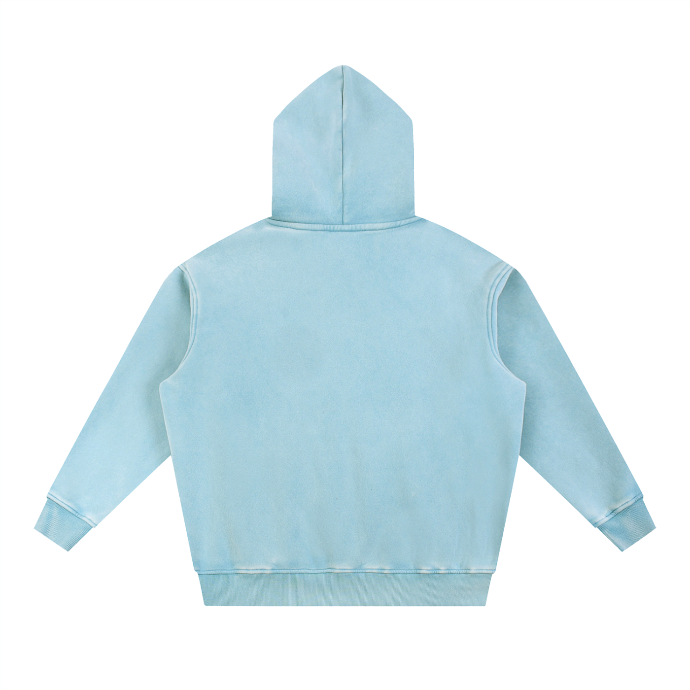 Classic Cross Acid Wash Fleece Oversize Hoodie
