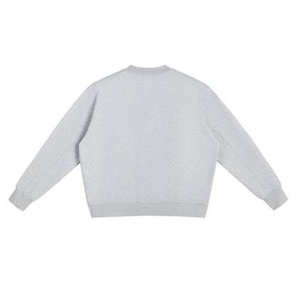 Classic Cross Fleece Side Slit Crewneck