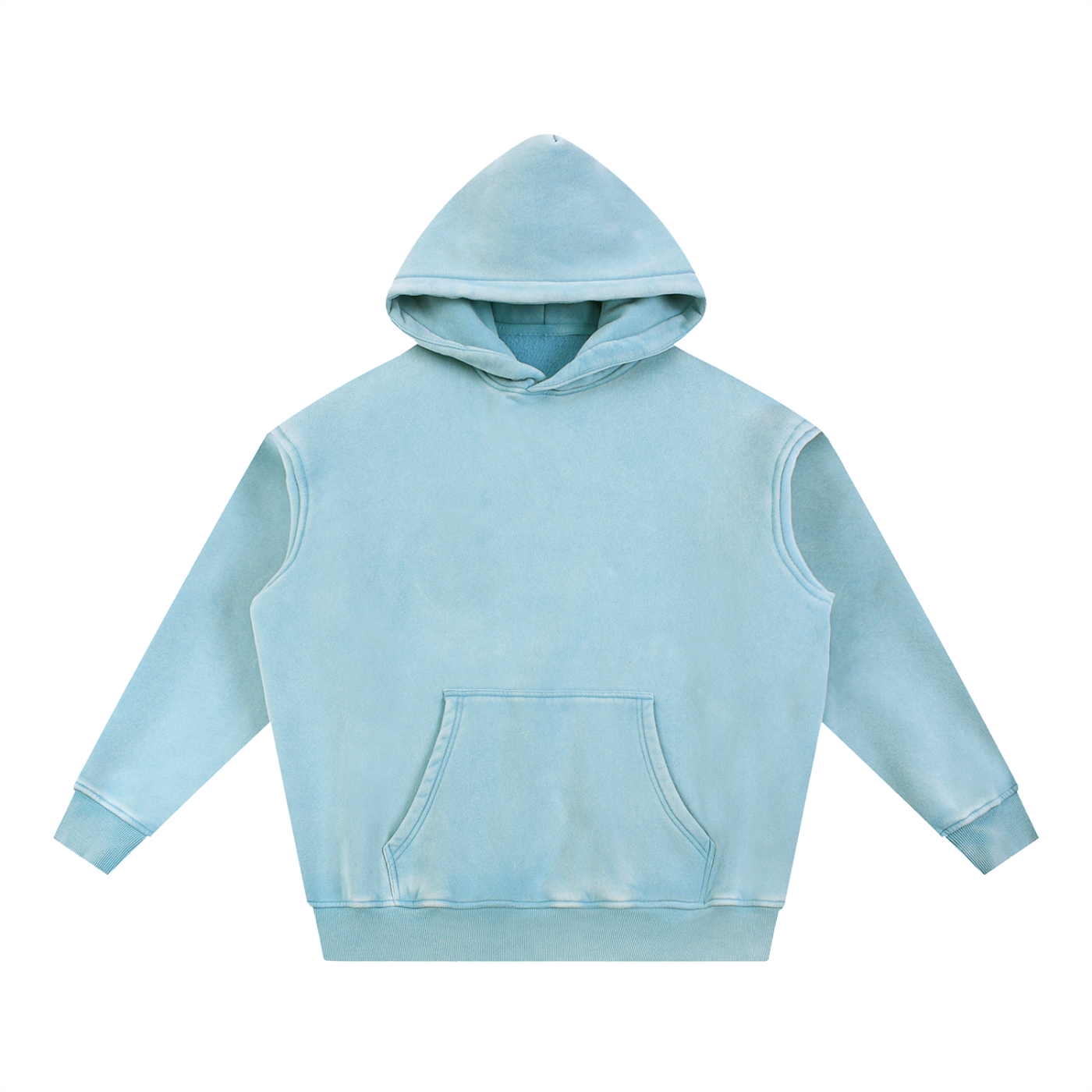 Acid Wash Fleece Oversize Hoodie