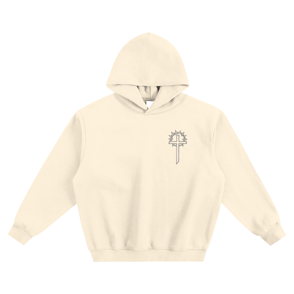 Classic Cross Fleeced Boxy Hoodie