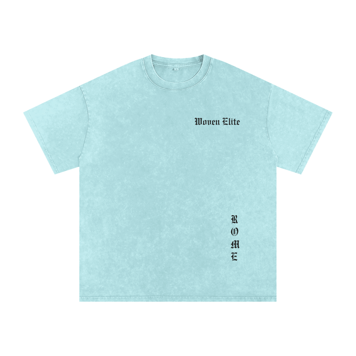 Woven Elite Rome Oversize T-Shirt - Acid Wash