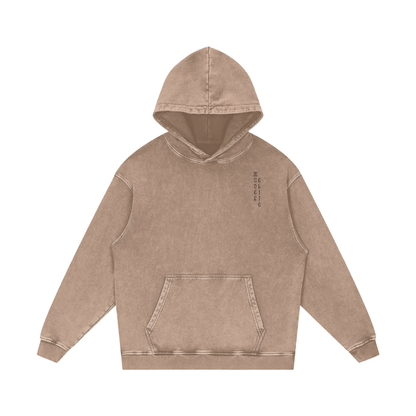 Woven Elite Light Oversize Hoodie - Acid Wash