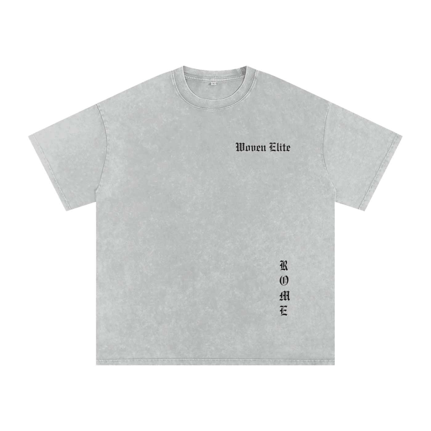 Woven Elite Rome Oversize T-Shirt - Acid Wash