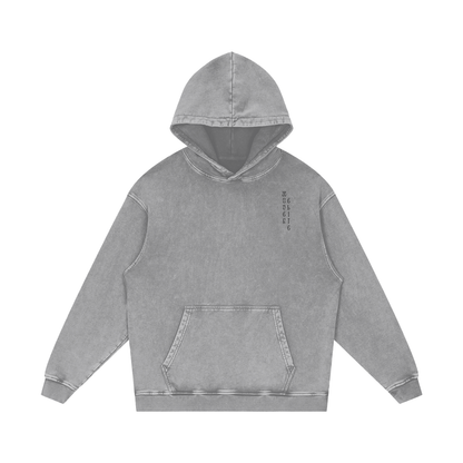 Woven Elite Light Oversize Hoodie - Acid Wash