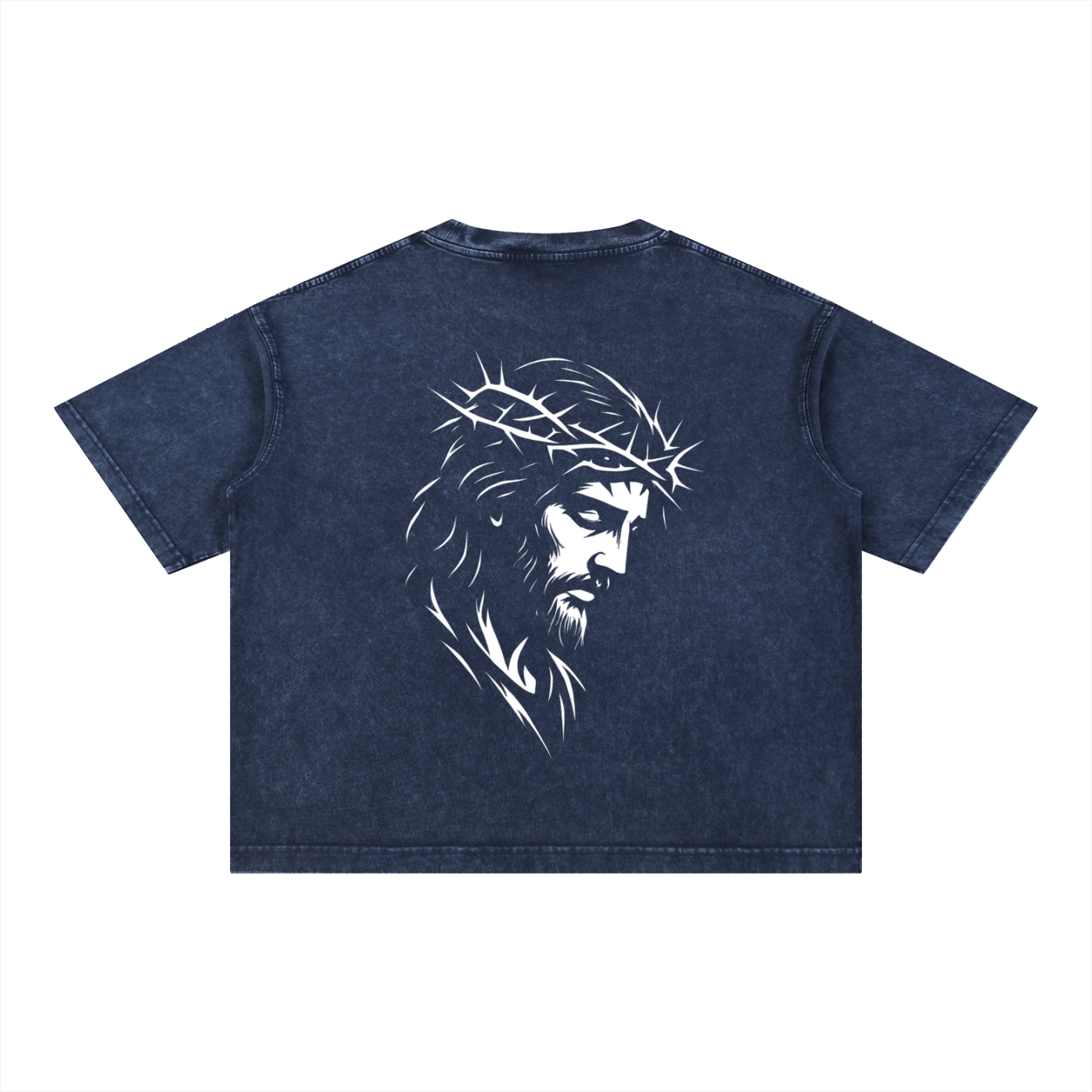 Jesus & Thorns Mineral Wash Boxy Tee