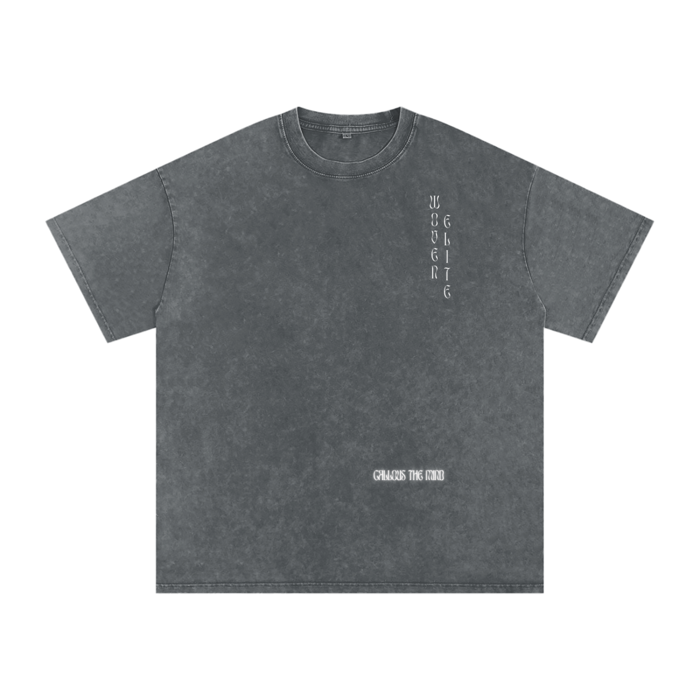 Woven Elite Angel Oversize T-Shirt - Acid Wash