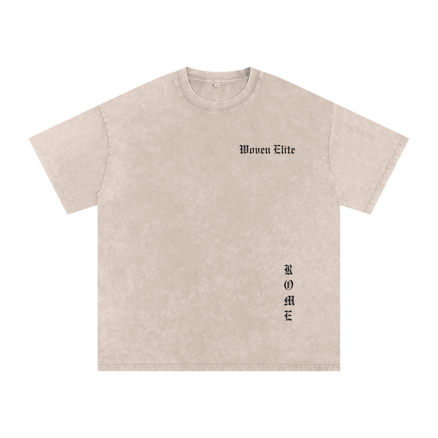 Woven Elite Rome Oversize T-Shirt - Acid Wash