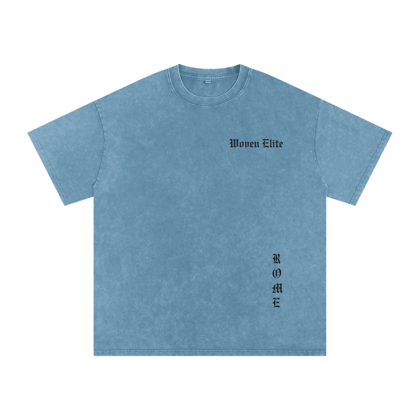Woven Elite Rome Oversize T-Shirt - Acid Wash