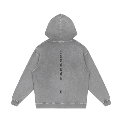 Woven Elite Light Oversize Hoodie - Acid Wash