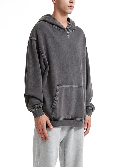 Woven Elite Light Oversize Hoodie - Acid Wash
