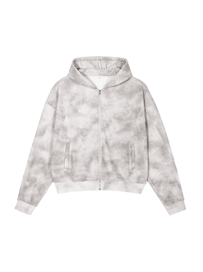 Light Camo Fleece Zip-Up