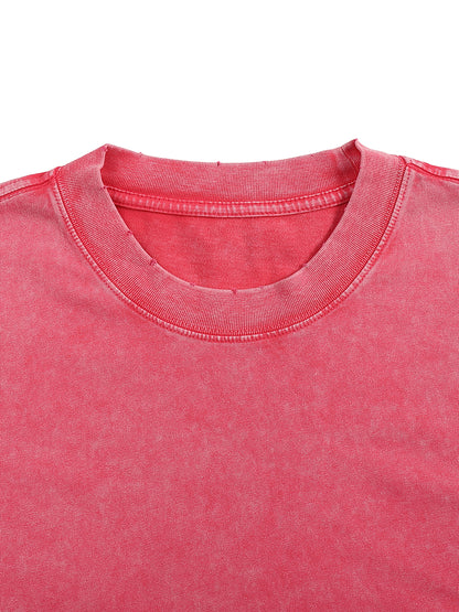 Woven Elite Simple CTM Oversize Long Sleeve T-shirt - Snow Washed