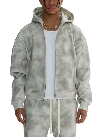 Light Camo Fleece Zip-Up