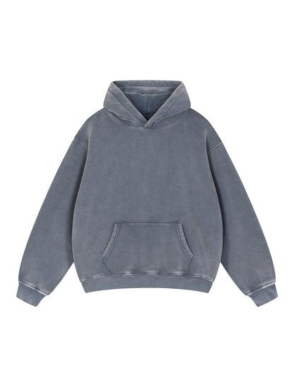Acid Wash Fleece Oversize Hoodie