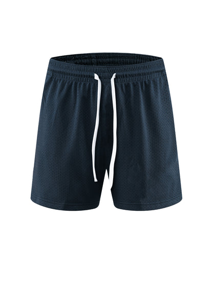 Classic Cross Mesh Drawstring Shorts